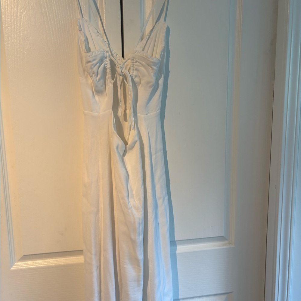 Aritzia White Midi Dress - Picture 2 of 3